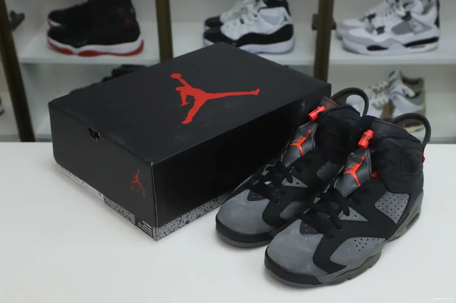 SAINT-GERMAIN 'IRON Kimikick PARIS X GREY' 6 JORDAN RETRO AIR 0725
